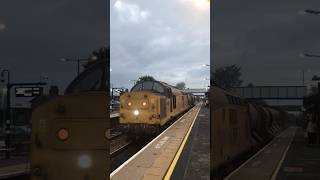 37175 and 37116 thrashing out of Brough  28102024 [upl. by Aniretak]