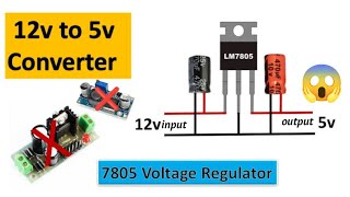 12 volt to 5 volt converter use a 5v Converter Dc Dc Converter 5v 12 bolt to 5 bolt converter [upl. by Yeh304]