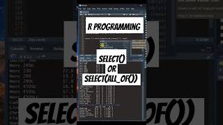 Select multiple columns at once in R dplyr tidyverse rprogramming [upl. by Christean]