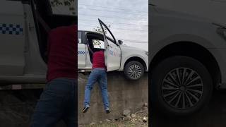 Woww Very smart driver rescuing his car 😱 shorts [upl. by Ennire]