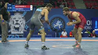 Repechage FS  86 kg H MKHITARYAN ARM v K SADOWIK POL [upl. by Swisher]