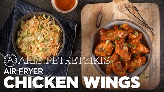 Air Fryer Chicken Wings  Akis Petretzikis [upl. by Naloj839]