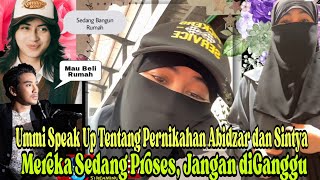 Ummi Speak Up Tentang Pernikahan Abidzar dan Sintya  Jangan Buat Mereka Risih Semua Sedang Proses [upl. by Idnal]