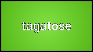 Tagatose Meaning [upl. by Gawen]