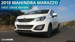 2018 Mahindra Marazzo  First Drive Review  CarWale [upl. by Annairba]