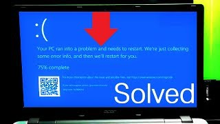 How to Fix Windows 10 Startup Error Issue  Your PC Ran Into a Problem and Needs to Restart [upl. by Namyw674]