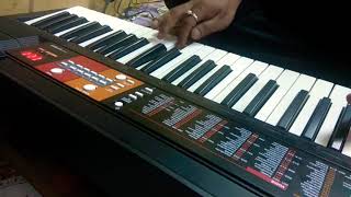 Saree ke fall sa Yamaha psr f51keyboard piano covermahe [upl. by Kralc]