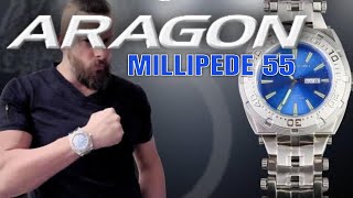 ARAGON Watch  Millipede Watch  Aragon 55MM [upl. by Abell]