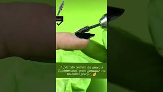 Saber posicionar corretamente a broca é o segredo para elevar nossa prática profissional naildesign [upl. by Strickman44]