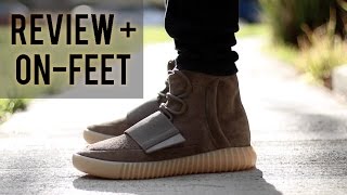 Adidas Yeezy Boost 750 Chocolate REVIEW  ONFEET [upl. by Scrivens]