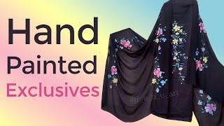 Transform Punjabi Suits with Stunning HandPainted Designs  TheRenuArt fabricpainting fabricpaint [upl. by Ecirehs]