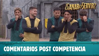 Comentarios post competencia masculina  ¿Ganar o Servir  Canal 13 [upl. by Airdnaz]