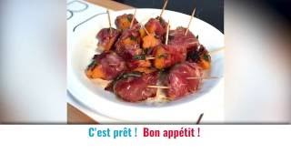 Bouchées apéritives de melon au jambon [upl. by Argus]