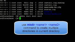 HowToCreate directories in UNIX [upl. by Annette567]