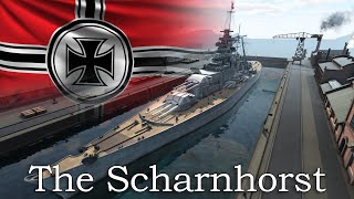 quotBUILDING THE SCHARNHORSTquot  Historical German Campaign EP2 ultimateadmiraldreadnoughts [upl. by Ettenaej]