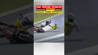 Bezzecchi SERUDUK Vinalez motogp australiangp crash [upl. by Aenel]