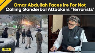 JampK Terror Attack CM Omar Abdullah Refrains From Calling Attackers As Terrorists Faces Backlash [upl. by Koch]