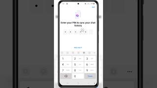 enter your pin to sync your chat history messenger [upl. by Aelgna274]