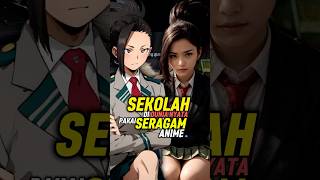 3 Sekolah Yang Menggunakan Seragam Anime shorts [upl. by Noakes256]