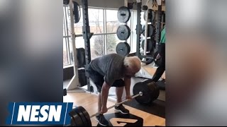 Ric Flair 67 Deadlifts 400 Pounds Like A Champ [upl. by Enyrehtac]