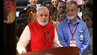 PM witnesses insertion of Mars Orbiter Mission into Martian orbit at ISRO Full event [upl. by Humberto]