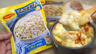 Easy Meal With Maggi Pazzta  Baked Mac and Cheese  StayHome [upl. by Nylesoy]