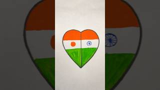 🇮🇳🇳🇪Flag Drawing  Republic Day flagdrawing art trending shorts [upl. by Wilda438]