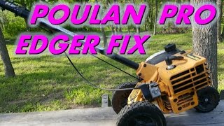 Fix Poulan pro edger not starting or running [upl. by Atteiluj249]