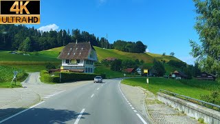 Driving in Switzerland Through Eschenbach village [upl. by Tiphani]