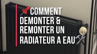 📌COMMENT DEMONTER amp REMONTER UN RADIATEUR A EAUradiateur footdeco [upl. by Cutlip]