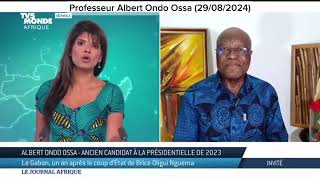 Retour sur l’interview de Ondo Ossa Daniel sur TV5Monde CoupDeLibération Libreville Gabon [upl. by Essilem]