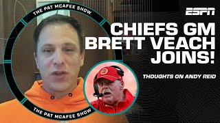 Brett Veach talks Andy Reid amp Chiefs Travis Kelces stardom ⭐️ amp MORE  The Pat McAfee Show [upl. by Jeb961]