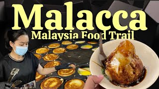 Malacca Food Trail  Malaysian Street Food  Jonker Street  Must try food in Malaysia [upl. by Enitsirc910]