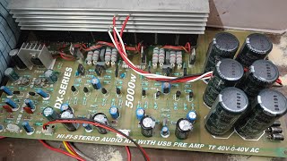 DEXA 5000 WATT AMPLIFIER BOARD  REVIEW  UNBOXING  TESTING [upl. by Midis142]