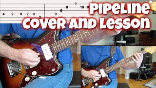 Pipeline Surf guitar cover and lesson [upl. by Griswold]