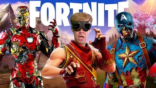 FORTNITE X AVENGER ZOMBIES In REAL LIFE Battle Royale [upl. by Tingey289]