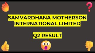 Motherson Sumi Q2 Results 2425  Motherson Results Today  Smavardhana Motherson Share latest news [upl. by Okimat168]