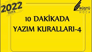 10 DAKİKADA  De’nin ve Ki’nin Yazımı  Alıntı Sözcüklerin Yazımı  RÜŞTÜ HOCA [upl. by Hilar]