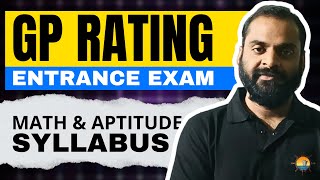 GP Rating Entrance Exam Maths amp Aptitude Syllabus Questtions  TS Rahaman Nusi Goa Great Eastern [upl. by Anivram799]