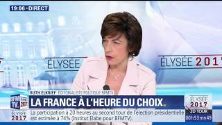 Présidentielle 2017 2nd tour  la soirée électorale de BFMTV 28 [upl. by Airehc]