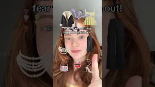 Making an Outfit for FEAR💜😱😳 youtubeshorts fear insideout2 insideout shorts short [upl. by Ahsiret]