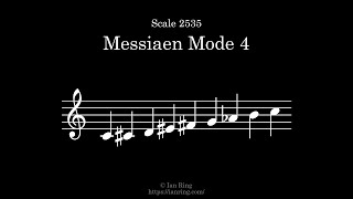 Scale 2535 Messiaen Mode 4 [upl. by Ahsienet]