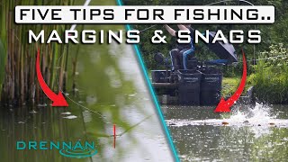 Five Tips For Margin amp Snag Fishing  Match fishing [upl. by Esylla153]