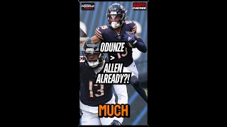 dabears Rome Odunze is impacting the game more than Keenan Allen [upl. by Inwat]