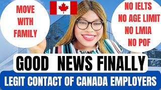 Good News Canada Is Giving Free Visa Sponsorship To Overseas Workers  You Dont Need IELTS [upl. by Bradan]