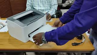 HP Laser 1008a Printer Unboxing and Installation [upl. by Sankaran]