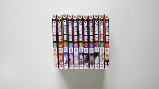 Chainsaw Man Manga Volumes 1  11 Unboxing [upl. by Margaretta]