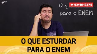 O que Estudar para o ENEM [upl. by Zola247]