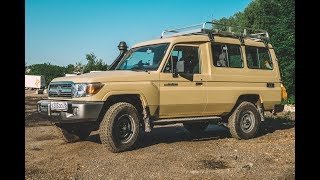 Toyota Land Cruiser 78 трансформируемый салон [upl. by Nahtanaoj]