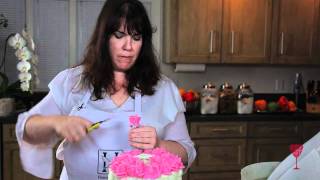 Suzi Finers Flower Basket Cake for The Taste of Beverly Hills [upl. by Anirbed555]